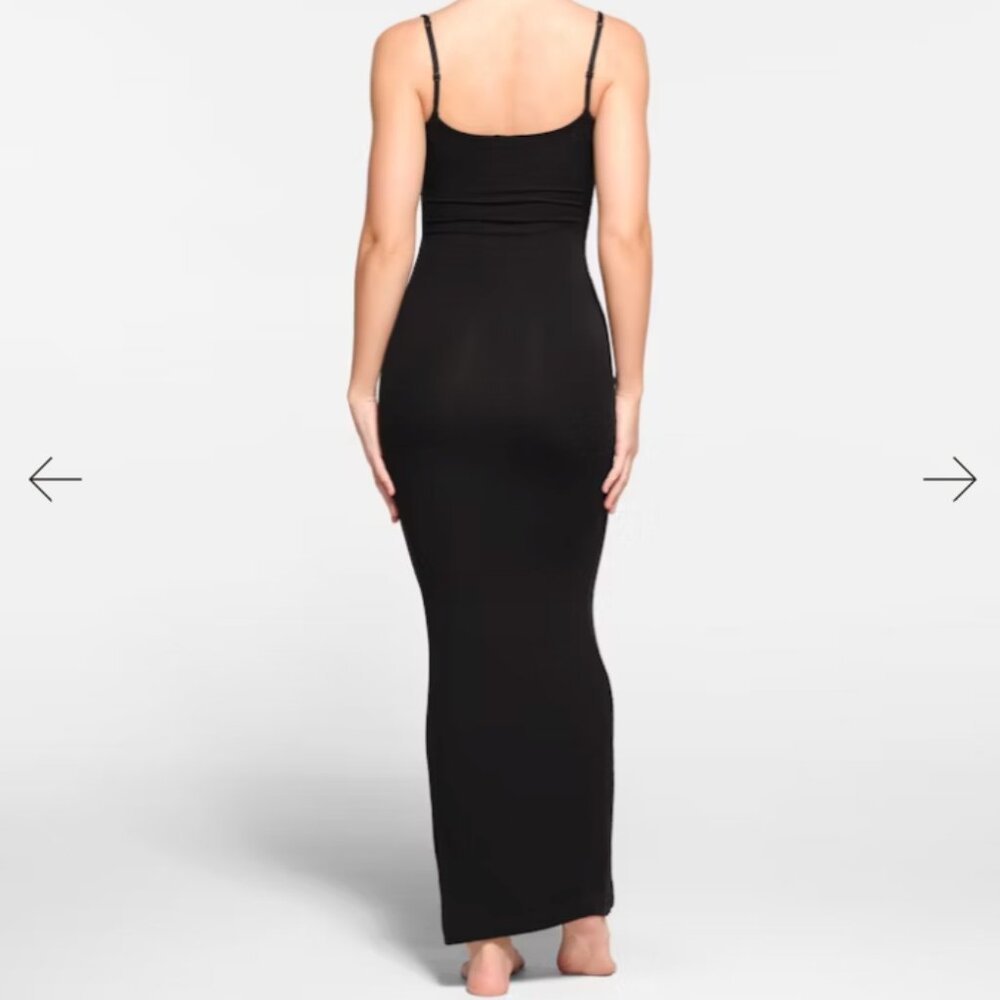 (NEW) SKIMS Double Lined Long Slip Dress (LIMITED EDITION) - Picture 3 of 5
